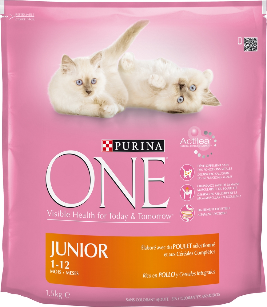 Croquettes chatons poulet/céréales PURINA ONE - 1.5kg