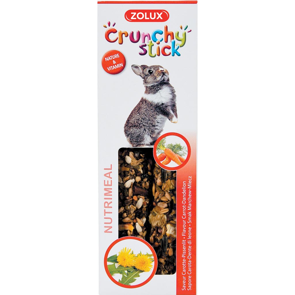 Crunchy stick lapin carotte/pissenlit ZOLUX - 115g