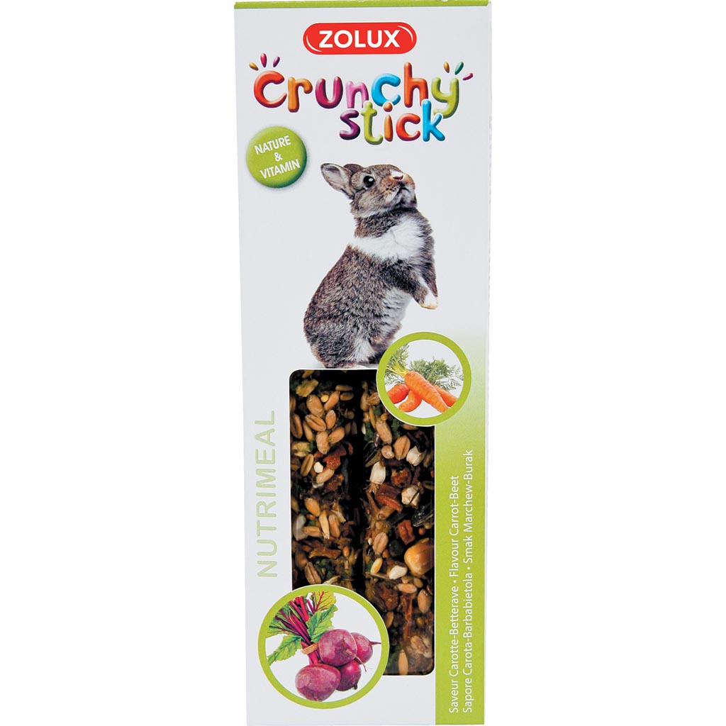 Crunchy stick lapin carotte/betterave ZOLUX - 115g