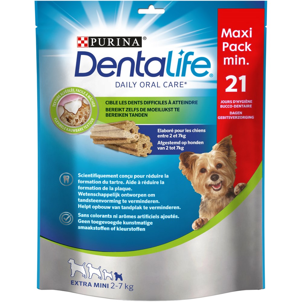 Friandises chien de très petite taille (2 à 7Kg)  DENTALIFE - 207g