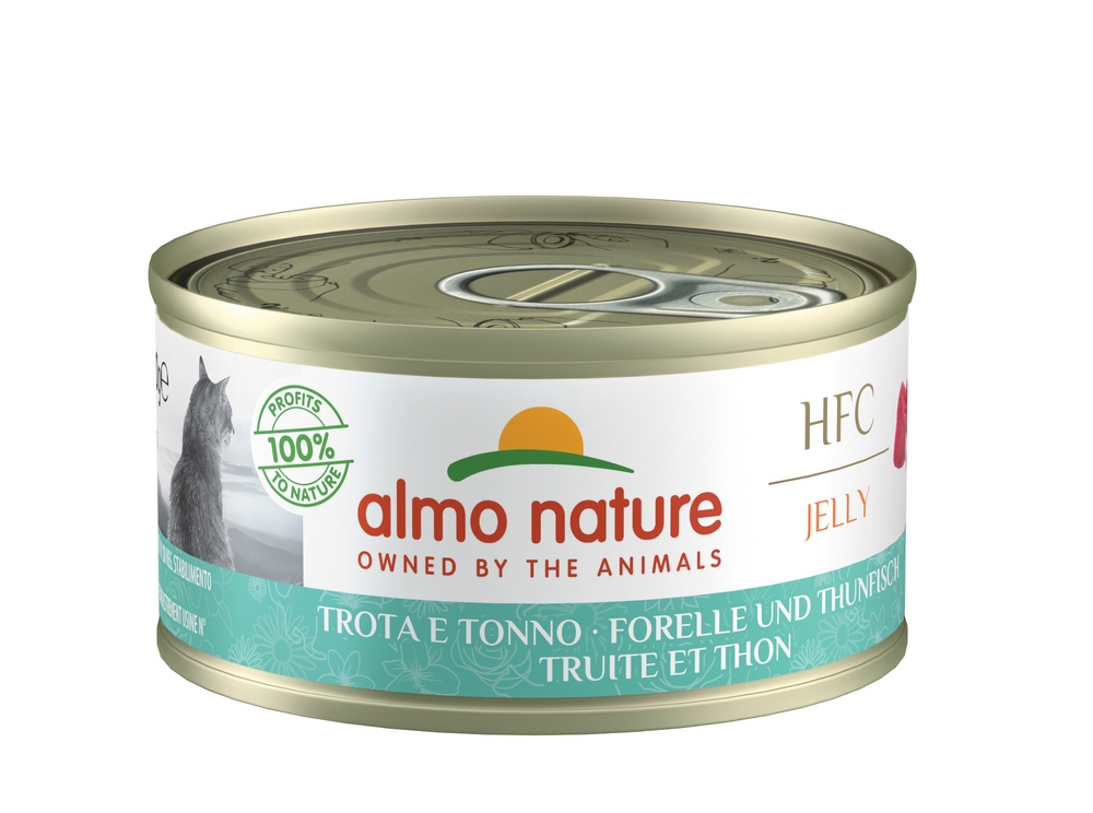 Pâtée chats adultes truite/thon ALMO NATURE - 70g