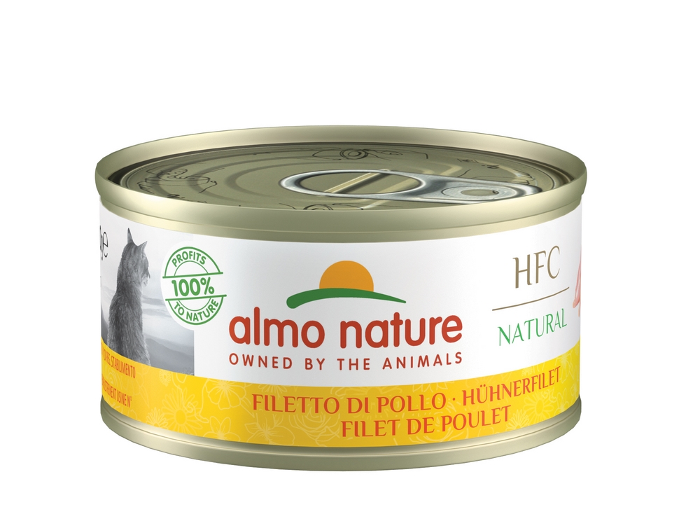 Pâtée chats adultes filet de poulet ALMO NATURE - 70g