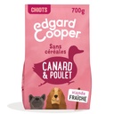 Croquettes chiots canard/poulet frais EDGARD & COOPER - 700g