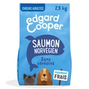 Croquettes chiens adultes saumon frais EDGARD & COOPER - 2.5kg