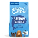 Croquettes chiens adultes saumon frais EDGARD & COOPER - 7kg