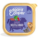 Pâtée chiens adultes bœuf/canard frais EDGARD & COOPER - 150g