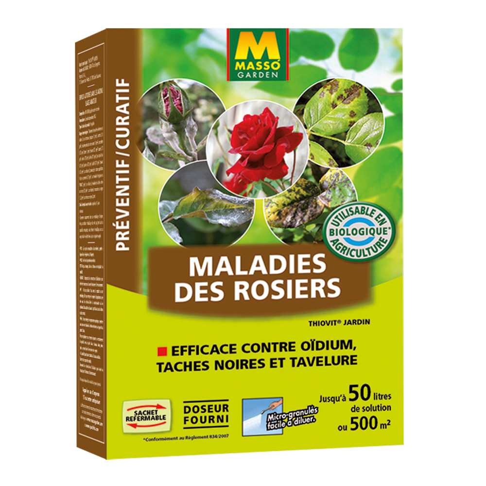 Maladies des Rosiers MASSO GARDEN - 400 g UAB  (sou