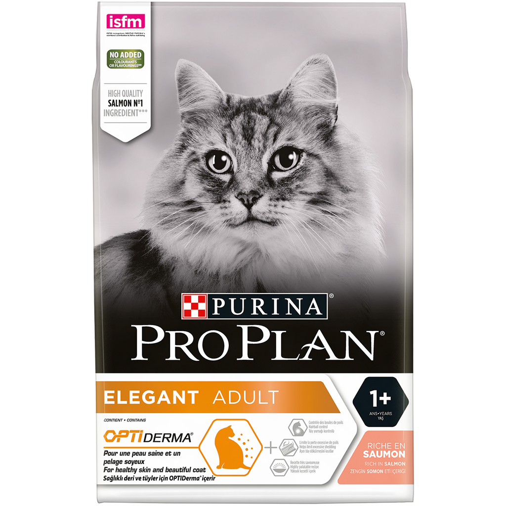 Croquettes chats adultes optiderma saumon PURINA - 3kg