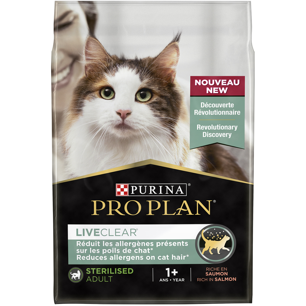 Croquettes chats adultes stérilisés saumon PURINA - 2,8kg