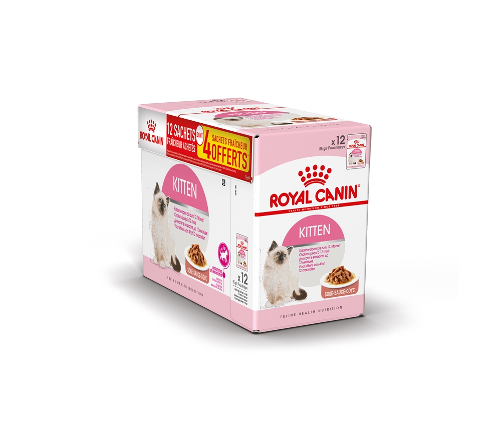 Boîte de pâtées en sachet pour chatons ROYAL CANIN - 1kg