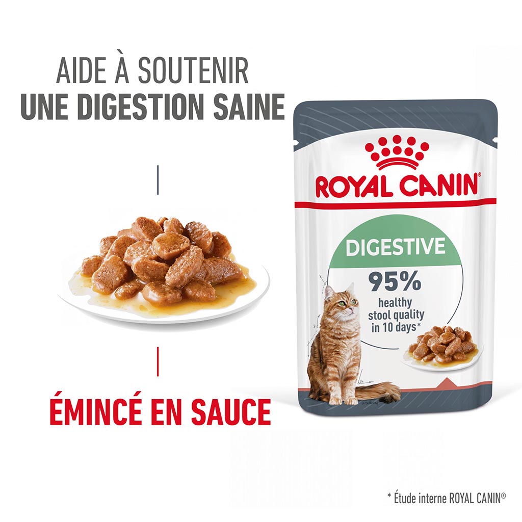 Boîte pâtées chats adultes digestion sensible ROYAL CANIN - 12x85g