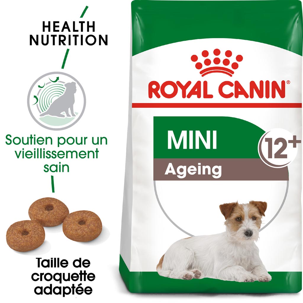 Croquettes chiens matures 12 ans+ mini ROYAL CANIN - 1.5kg