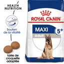 Croquettes chiens adultes maxi 5 ans+ ROYAL CANIN - 4kg