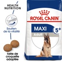 Croquettes chiens adultes maxi 5 ans+ ROYAL CANIN - 15kg