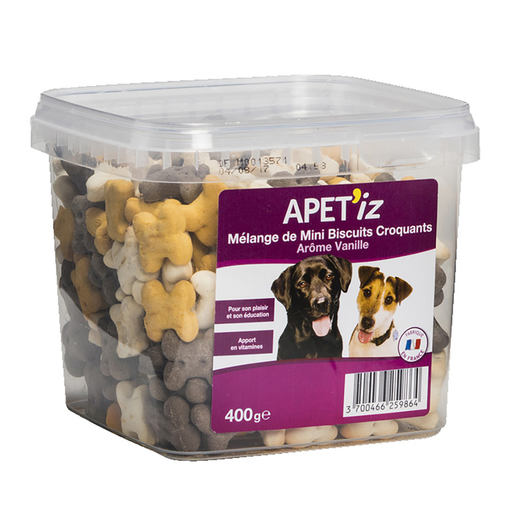 Mini biscuits os vanille APET'IZ - 400g