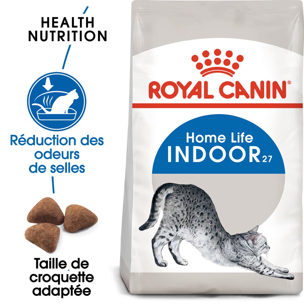 Croquettes chats adultes d'intérieur ROYAL CANIN - 4kg