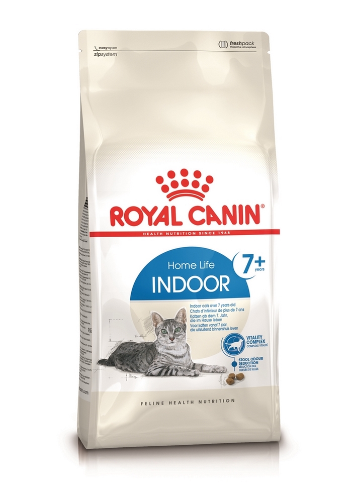 Croquettes chats adultes d'intérieur +7ans ROYAL CANIN - 1,5kg