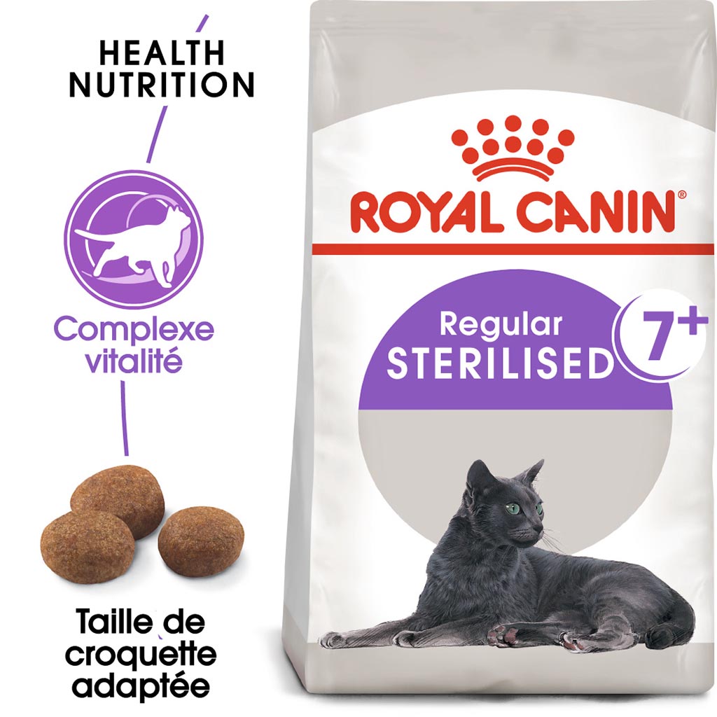Croquettes chats stérilisés +7 ans ROYAL CANIN - 3,5kg