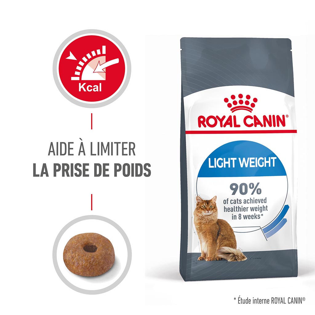 Croquettes chats adultes light ROYAL CANIN - 400g