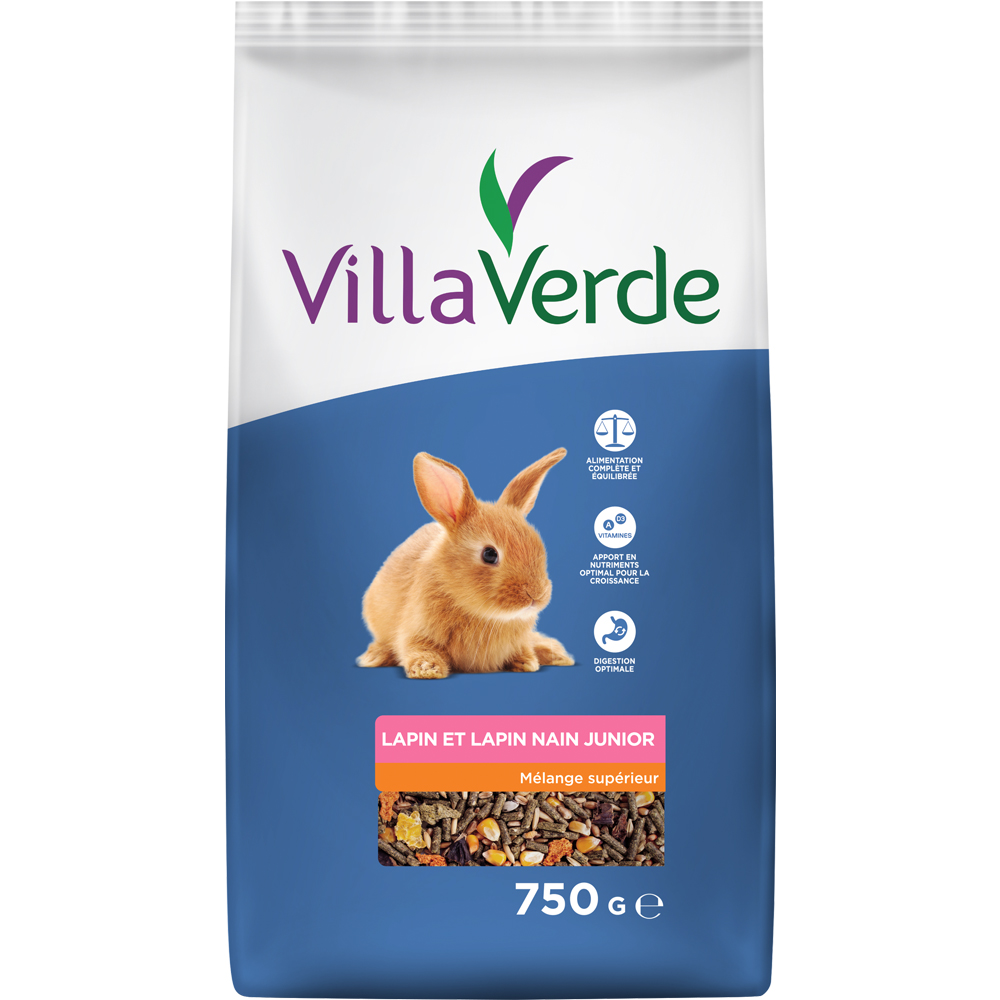 Mélange supérieur lapin junior VILLAVERDE - 750g