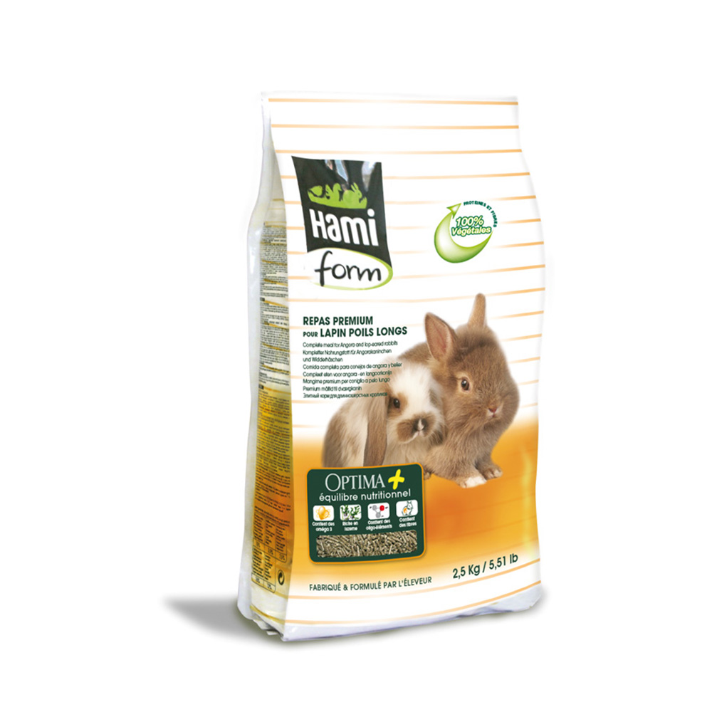 Granulés pour lapin nain poils longs HAMI FORM - 2,5kg