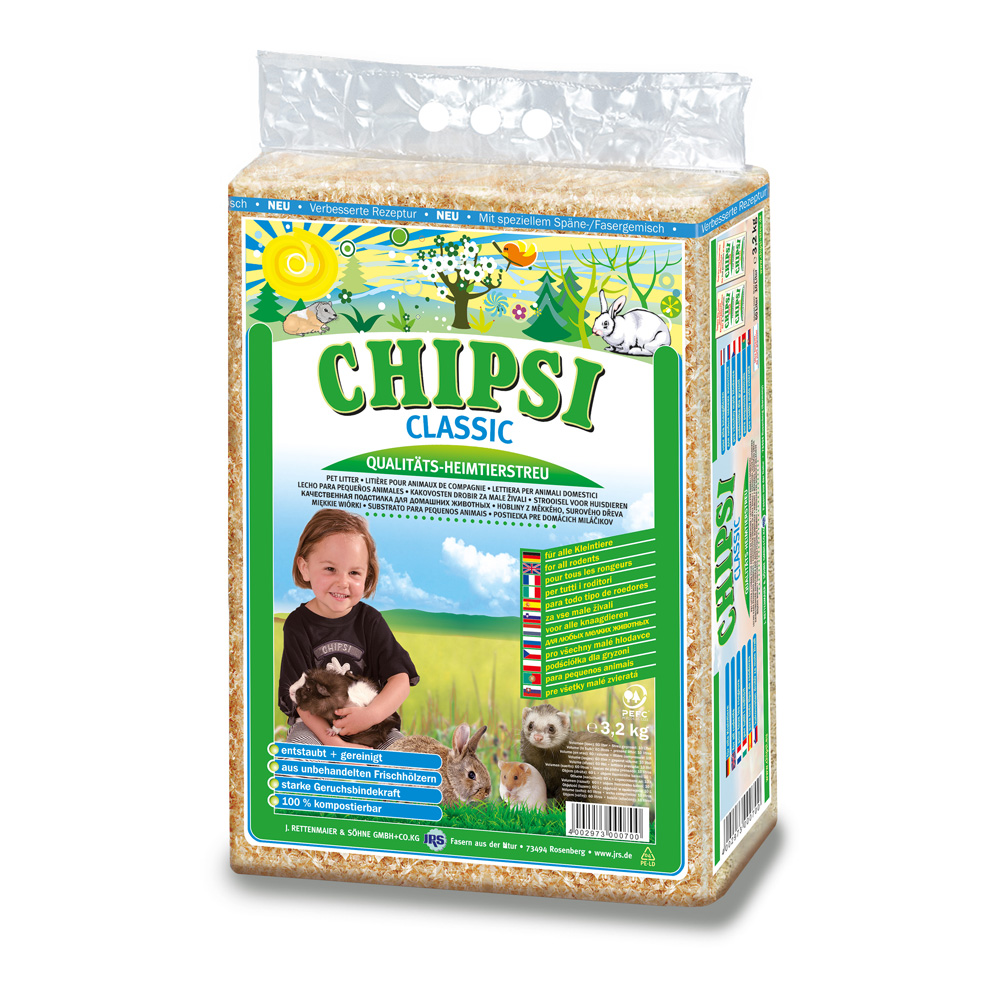 Litière de bois CHIPSI - 3,2kg