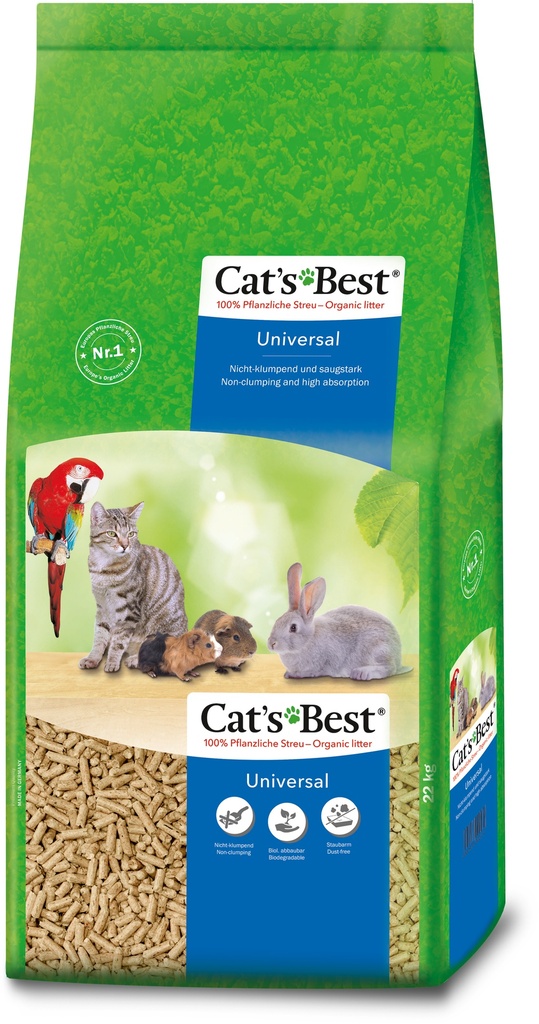 Litière universal CAT'S BEST - 22kg / 40L