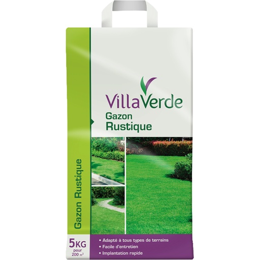 Gazon rustique VILMORIN, 5 kg, 200 m²