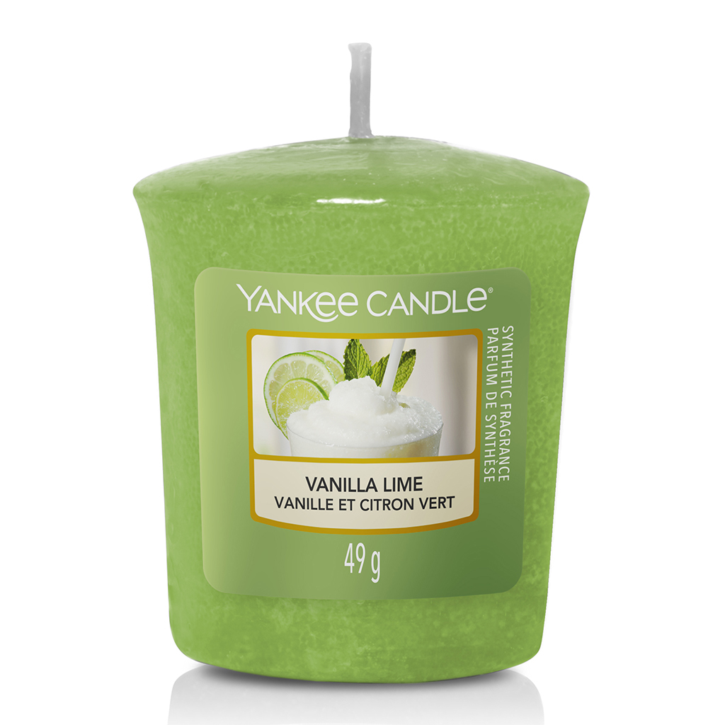 Bougie votive vanille & citron vert YANKEE CANDLE 