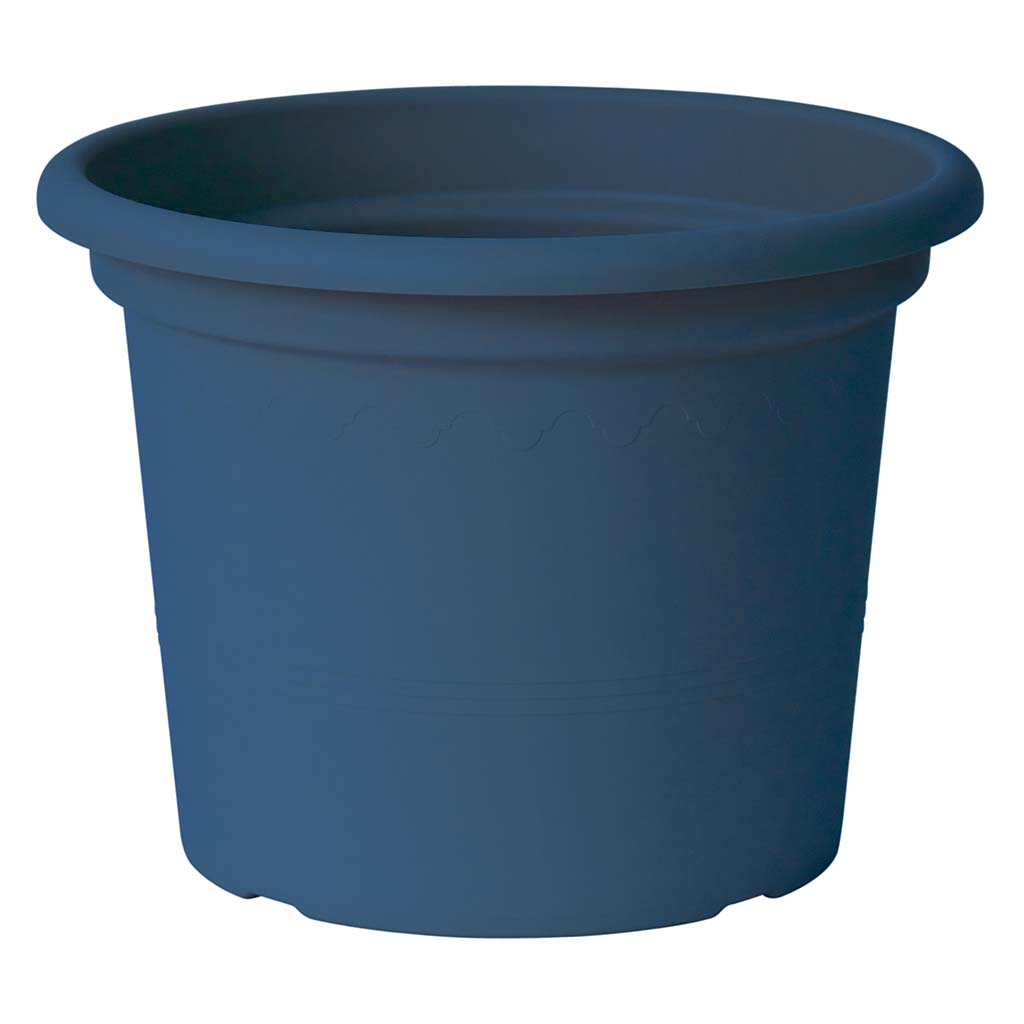 Pot geo bleu océan EURO3PLAST - Ø40cm