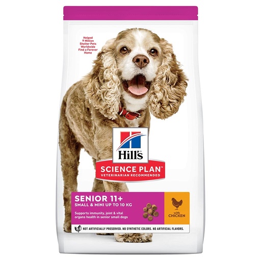 [2N-002CWY] Croquettes chiens seniors 11+ poulet HILL'S - 1.5kg