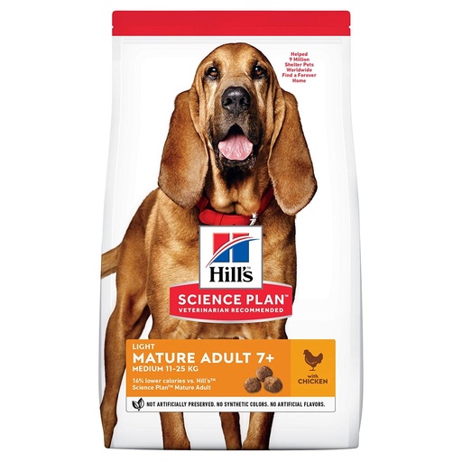 [2N-002VMO] Croquettes chiens matures poulet HILL'S - 2.5kg