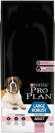 [2N-0038W8] Croquettes chiens adultes saumon/riz peau sensible PROPLAN - 14kg