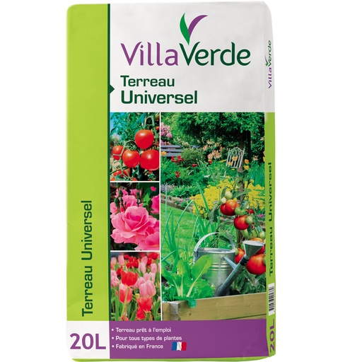 [W-0039LS] Terreau universel bio VILLAVERDE - 20L