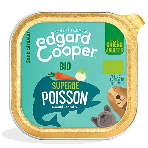 [2N-003FN3] Pâtée chiens adultes poisson frais EDGARD & COOPER - 100g