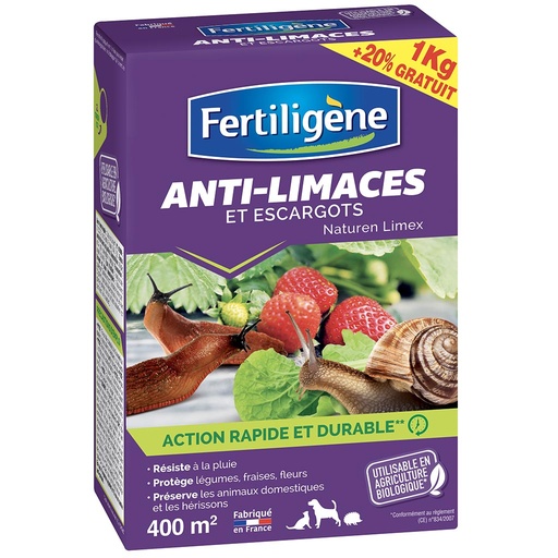 [34-003KCZ] Anti-limaces FERTILIGÈNE - 1,2kg