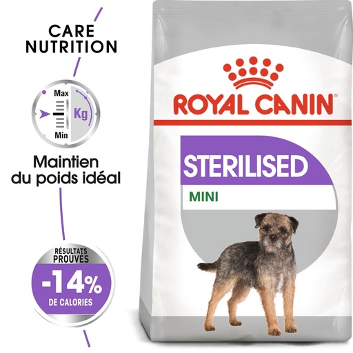 [2N-000ZUL] Croquettes chiens adultes mini stérilisés ROYAL CANIN - 8kg