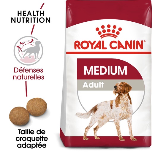 [2N-000ZUZ] Croquettes chiens adultes medium ROYAL CANIN - 4kg