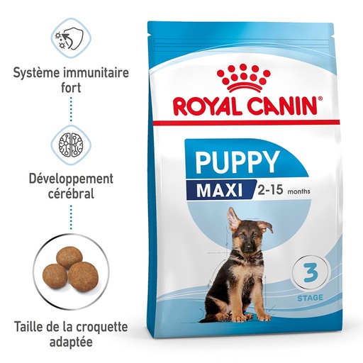 [2N-000ZVD] Croquettes chiots maxi ROYAL CANIN - 4kg