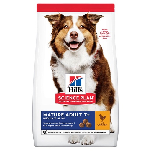 [2N-00101L] Croquettes chiens matures 7 ans+ poulet HILL'S - 12kg