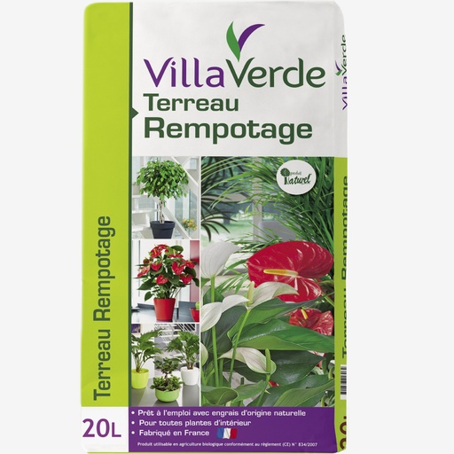 [41-001AUM] Terreau rempotage VILLAVERDE - 20L