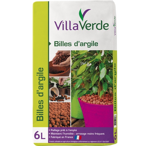 [41-001AWJ] Billes d'argile VILLAVERDE - 6L