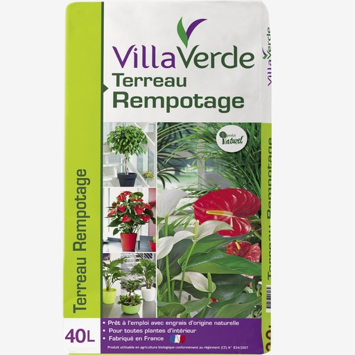 [41-001AWP] Terreau rempotage VILLAVERDE - 40L