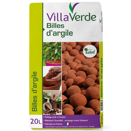 [41-001AWV] Billes d'argile VILLAVERDE - 20L