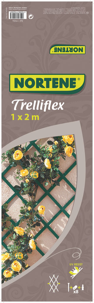 Treillis extensible en plastique Trelliflex 1 x 3 m - Vert